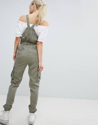 superdry jumpsuit khaki