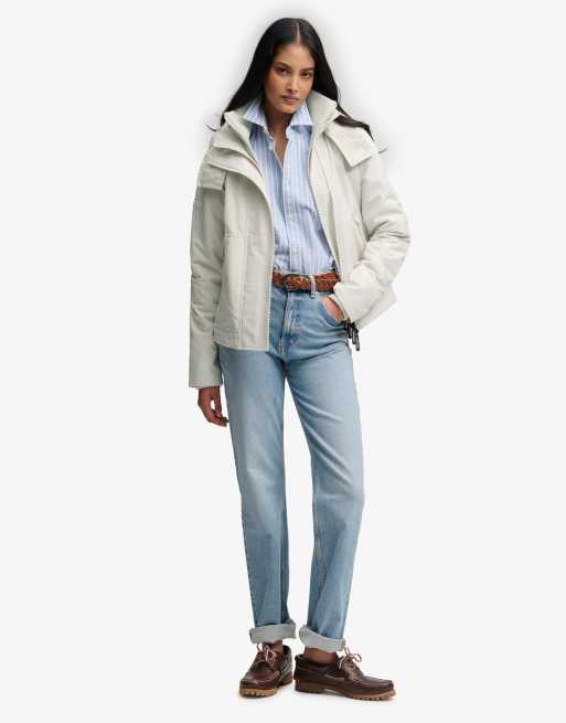 Superdry veste coupe-vent à capuche arctique gris rainy day, 3 de 5