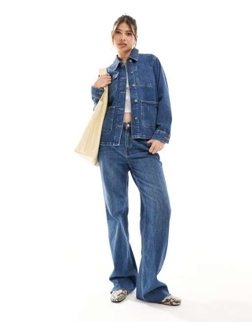 Superdry - Veste en jean - Bleu Beverley, 2 de 4