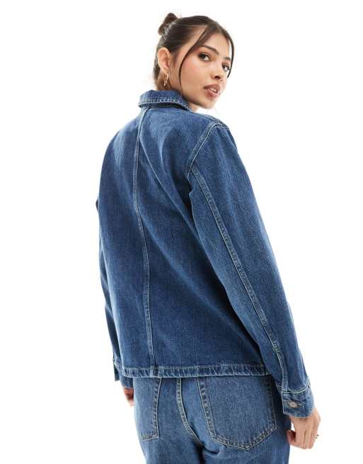 Superdry - Veste en jean - Bleu Beverley, 4 de 4