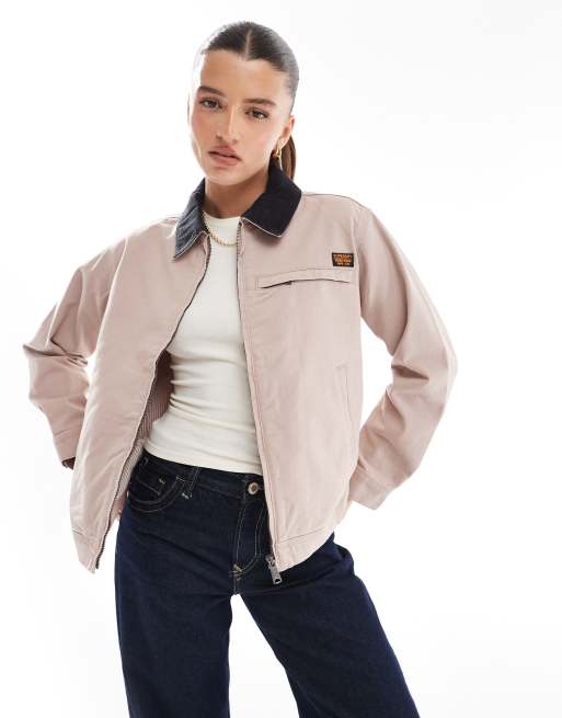 Superdry - Veste style ranch en velours côtelé - Fougère
