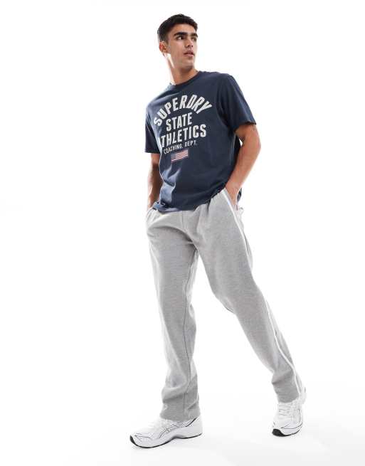 Superdry Vintage – Athletic Essential – T-Shirt in Bradley-Marineblau mit Print, 4 von 4