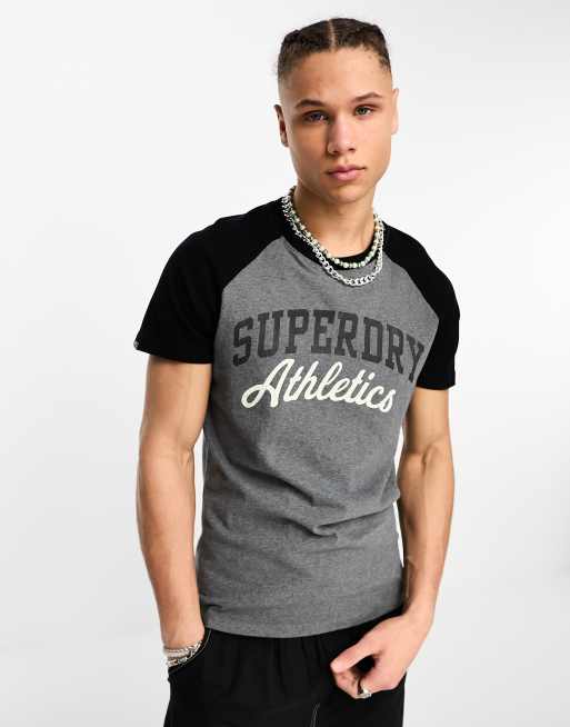 Superdry - Vintage Athletic - T-shirt - Gris