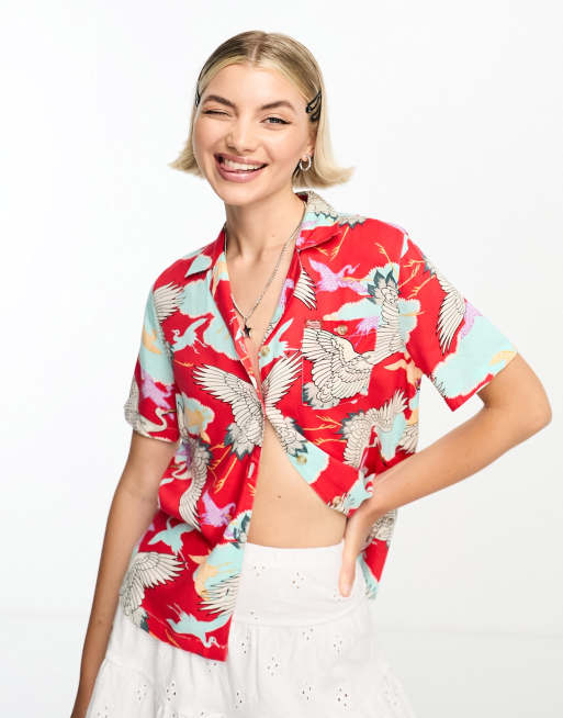 Superdry – Vintage Beach Resort – Czerwona koszula