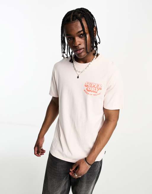 Superdry – Vintage Classic – T-Shirt in Rosa