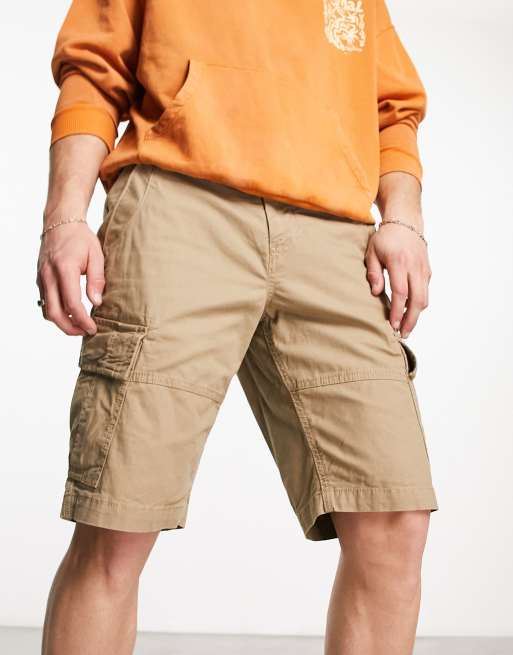 Superdry vintage core cargo shorts in beige ASOS