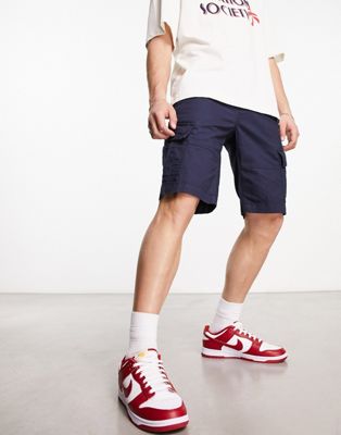 Superdry vintage core cargo shorts in navy