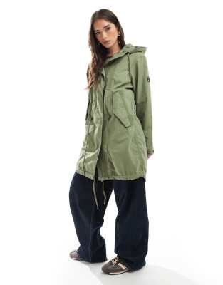 Superdry - Vintage - Feldparka in Vintage-Khaki-Grün