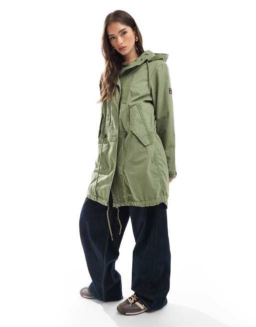 Superdry – Vintage – Feldparka in Vintage-Khaki