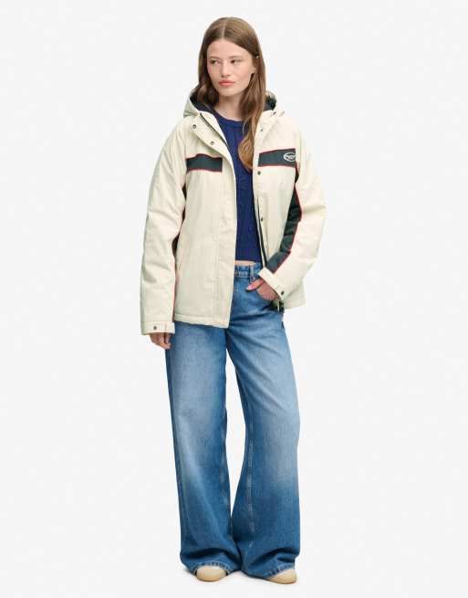 Superdry Vintage hooded wind jacket in rainy day grey, 4 of 6
