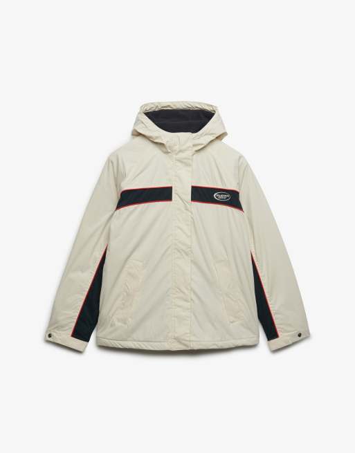 Superdry Vintage hooded wind jacket in rainy day grey, 6 of 6