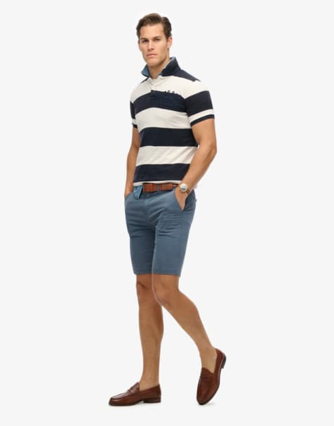 Superdry - Vintage International - Short - Bleu délavé - view 1