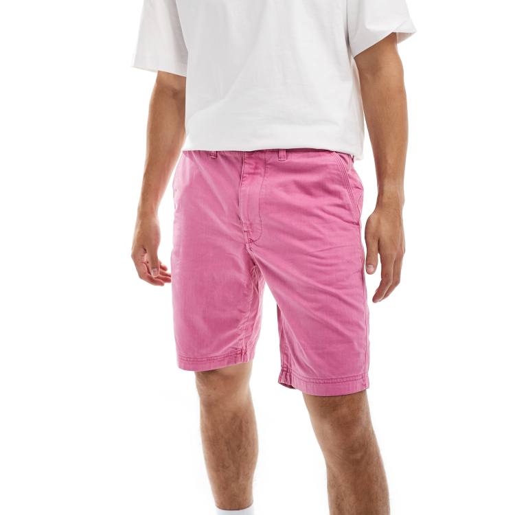 Superdry Vintage international shorts in washed pink ASOS