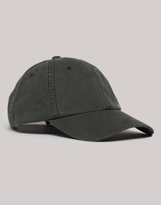 Superdry – Vintage-Kappe mit Stickerei in Khaki