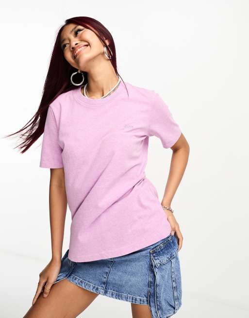 Superdry vintage logo tee in lavender marl