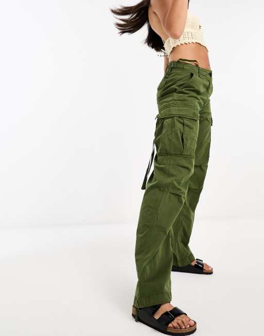 Vintage Low Rise Cargo Pants  Soft Moss Green – Superdry