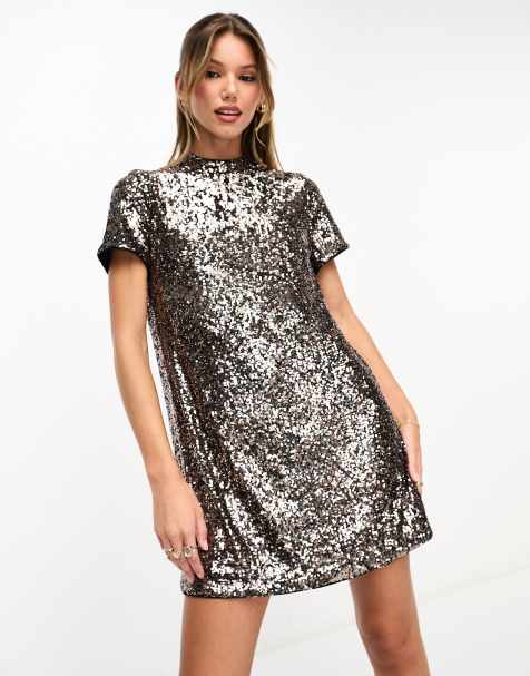 Chain Shoulder T-Shirt Dress - Women - Ready-to-Wear