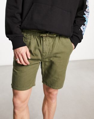Superdry vintage shorts in khaki - ASOS Price Checker