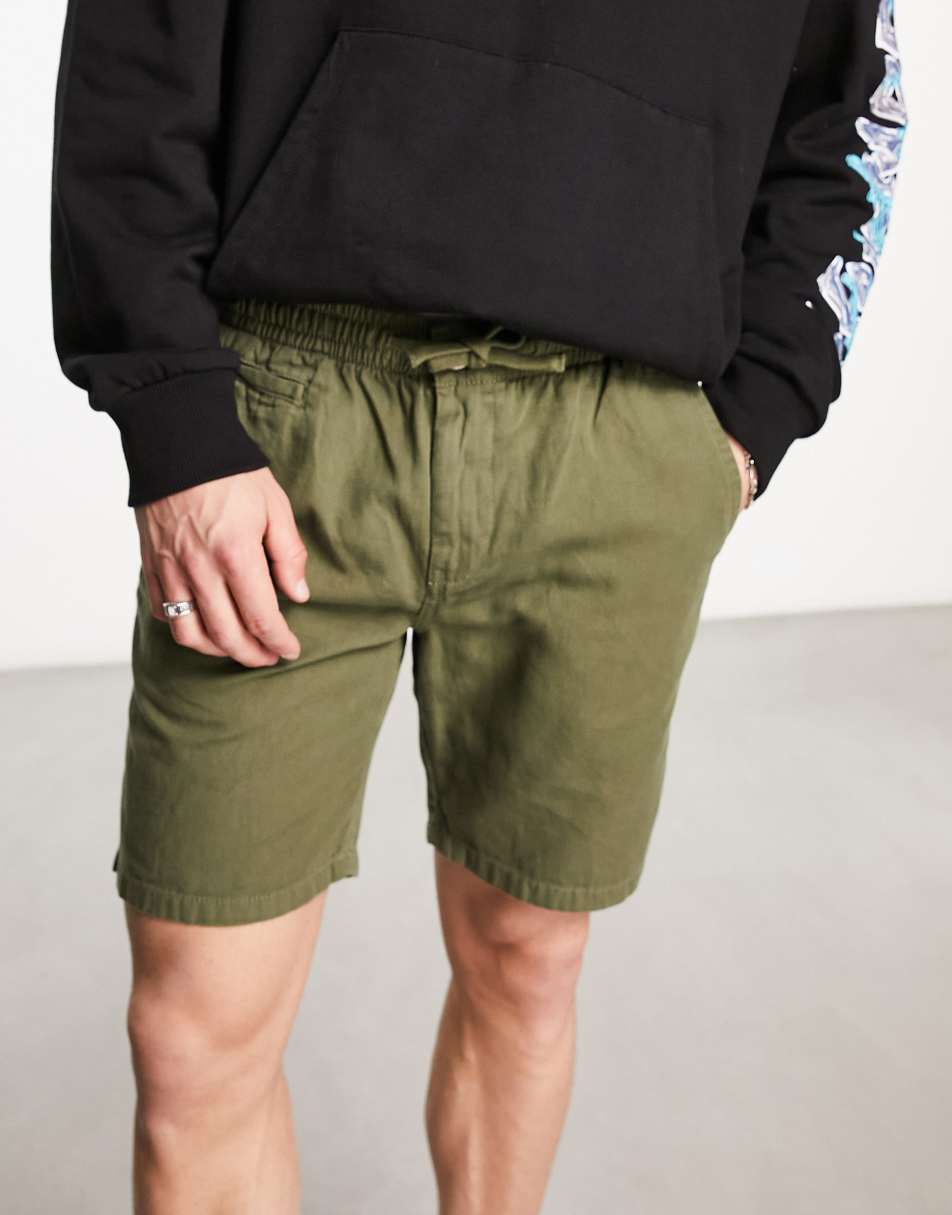 Superdry vintage shorts in khaki