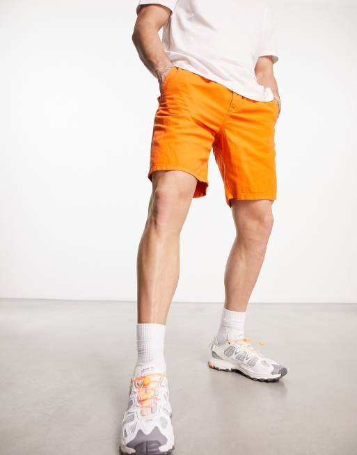 Superdry orange hot sale shorts