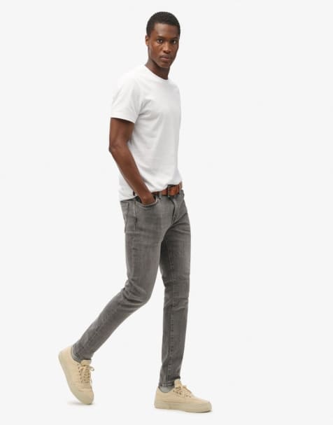 Superdry Vintage skinny jeans in clinton used grey - view 1