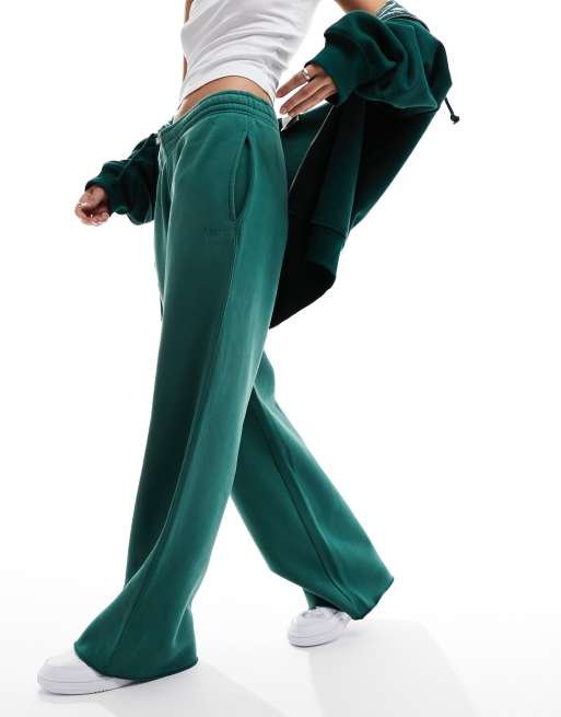 Pantalon Superdry Jogger verde para mujer-a