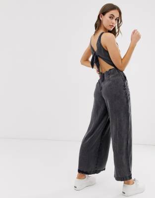 superdry denim jumpsuit