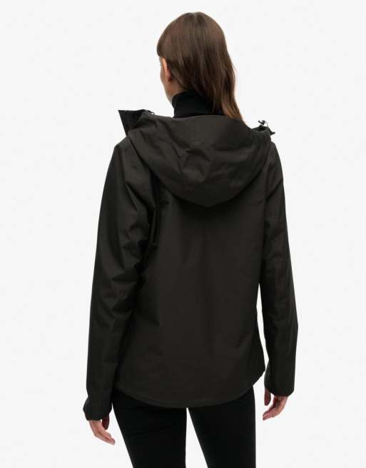 Superdry wasserdichte Jacke in Schwarz, 5 von 5