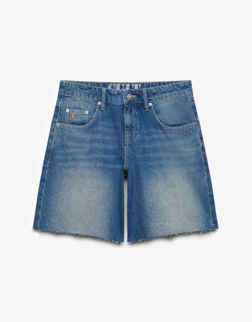 Superdry – Weite Shorts in mittlerem Meerblau mit mittelhohem Bund, 5 von 5