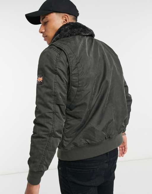 Superdry winter bomber jacket sale