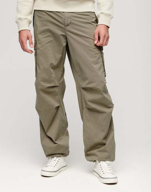 Superdry X ringspun cargo pants in chive green | ASOS