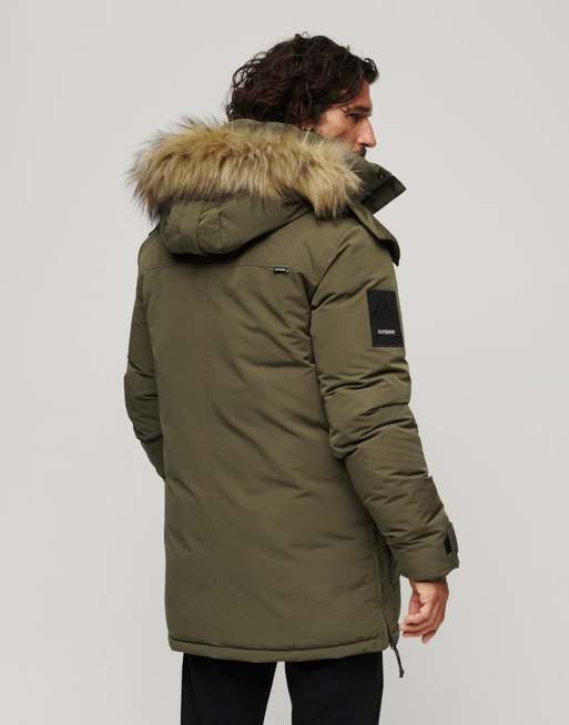 Superdry parka kaki store