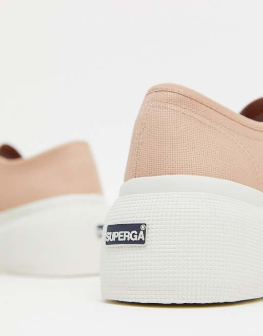 Superga 2287 cotu white platform outlet trainers