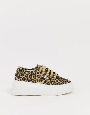 superga alte leopardate