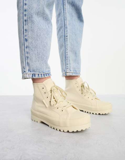 Superga 2341 Alpina Boot in Beige - view 1