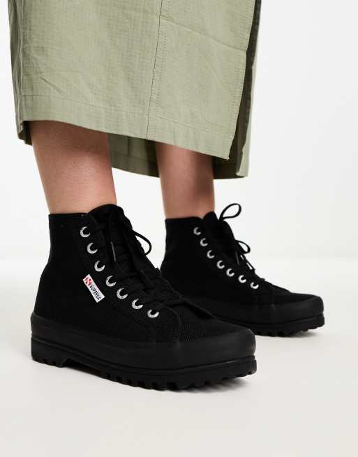 Superga black 2024 friday sale