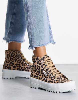 Animal hotsell print superga