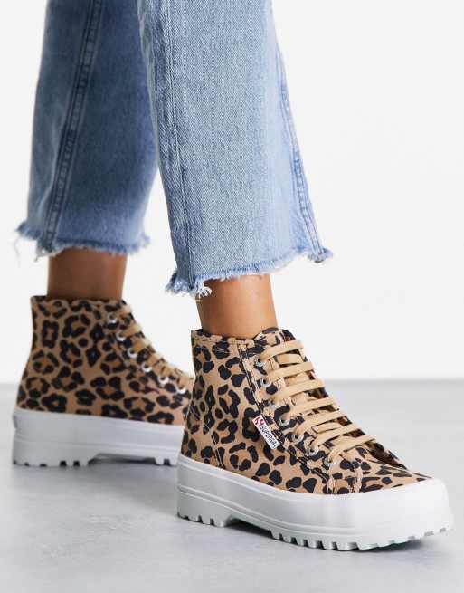 Leopard high top hot sale sneaker