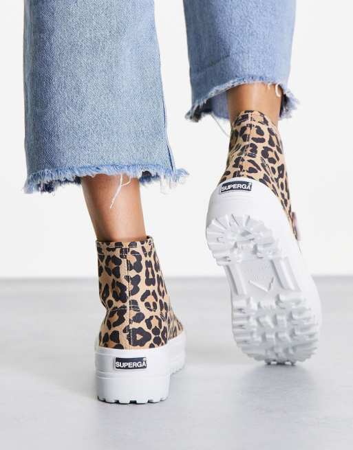 Animal print superga sale