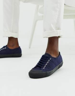 scarpe superga tela blu