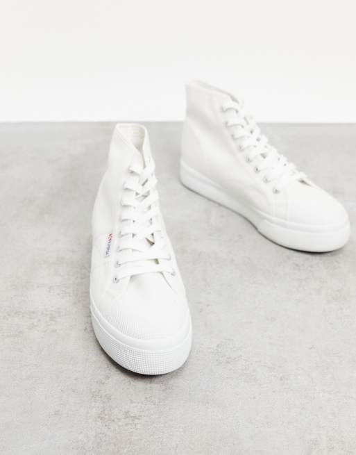 Superga alte bianche prezzo sale