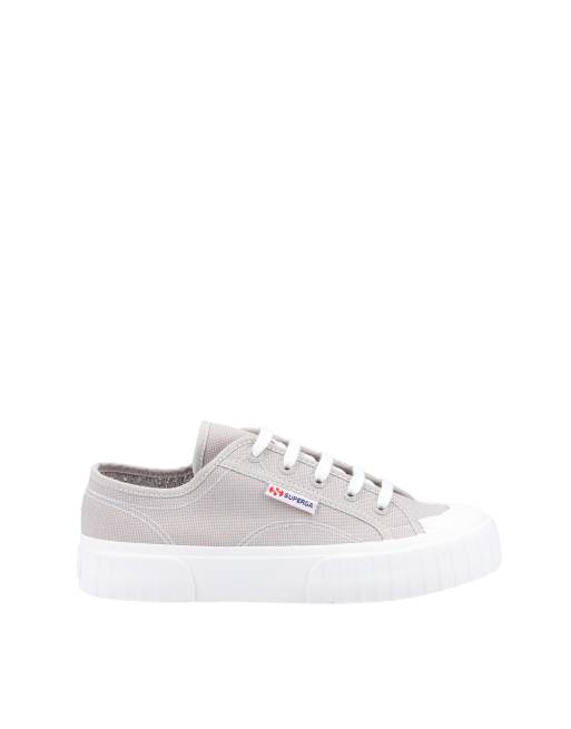 Superga 2630 stripe trainer in grey