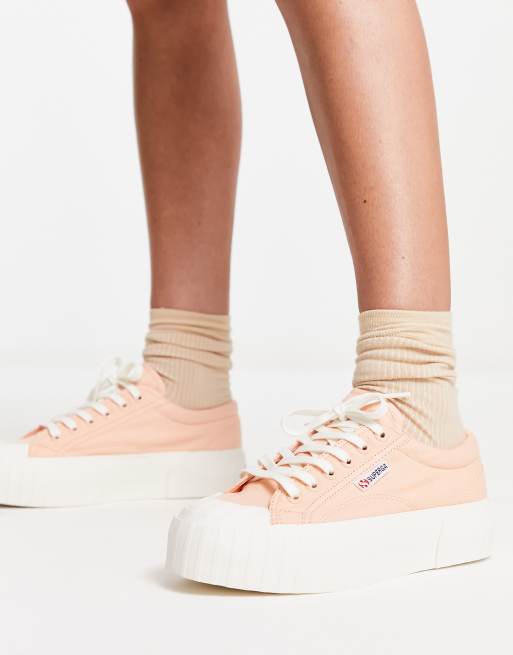 Superga 2790 stripe platform 2024 sneaker