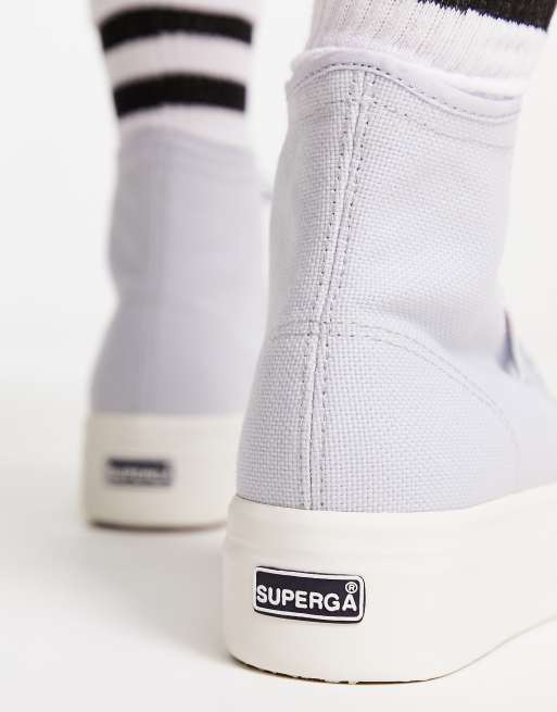 Superga alte outlet brillantini