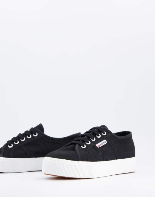 Superga 2730 Cotu Sneakers flatform stringate nere ASOS