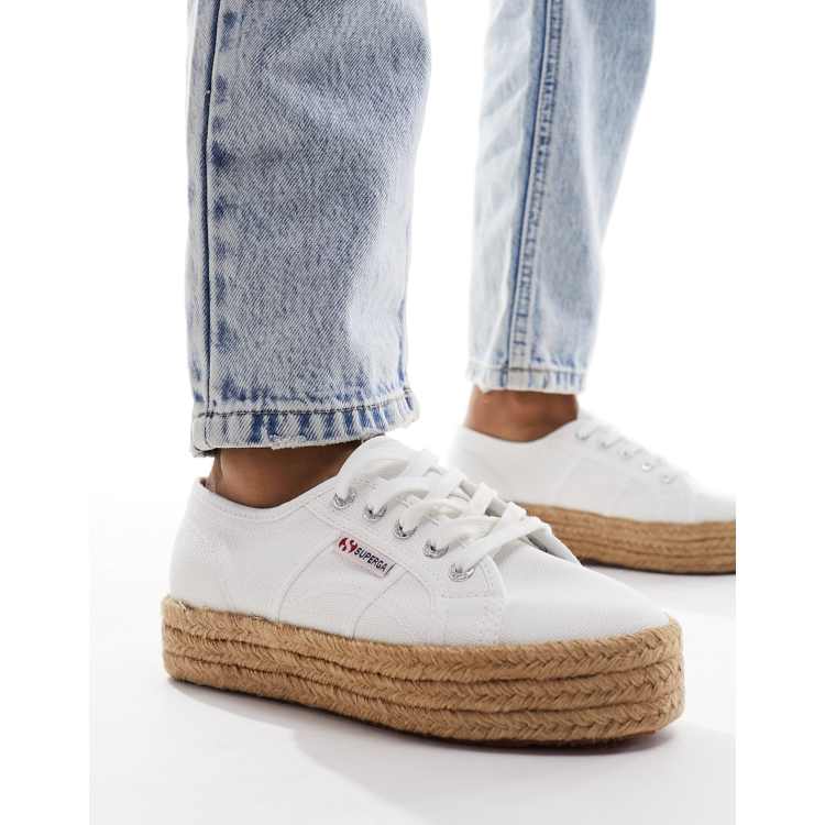 Superga cheap cotropew white