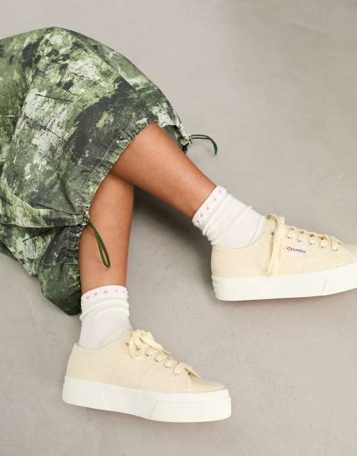 Superga discount beige platform