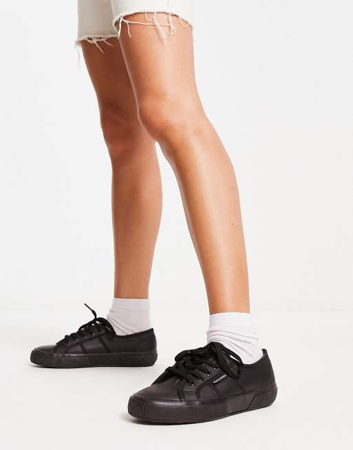 Superga noir outlet pailleté