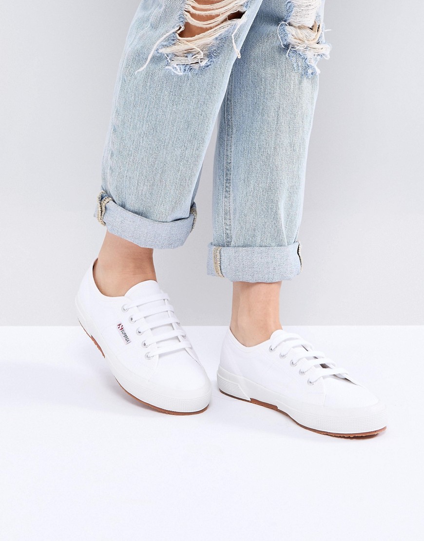 Superga 2750 CANVAS SNEAKERS IN WHITE
