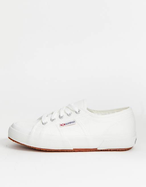 Superga 2750 classic canvas sneakers in white | ASOS